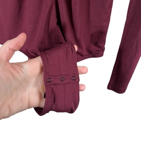 ALEXANDER WANG x REVOLVE Lace Up Long Sleeve Bodysuit - Picture 6 of 12